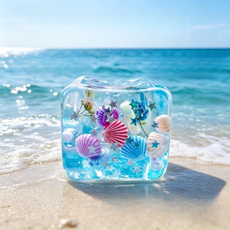 Shelly - لعبة سكويشي بتصميم صدفة بحرية مدمجة،
