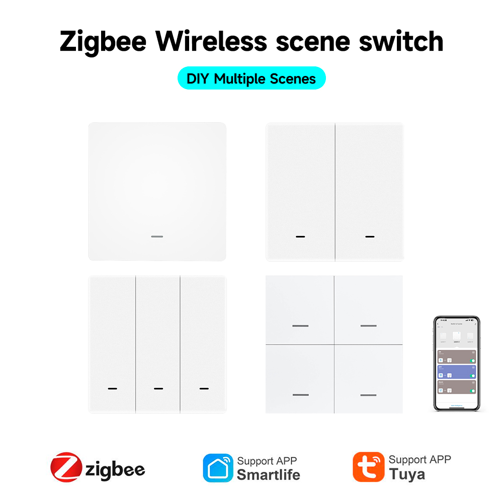 Sonoff Basic - Tuya ZigBee 3.0 مفتاح المشهد الذكي