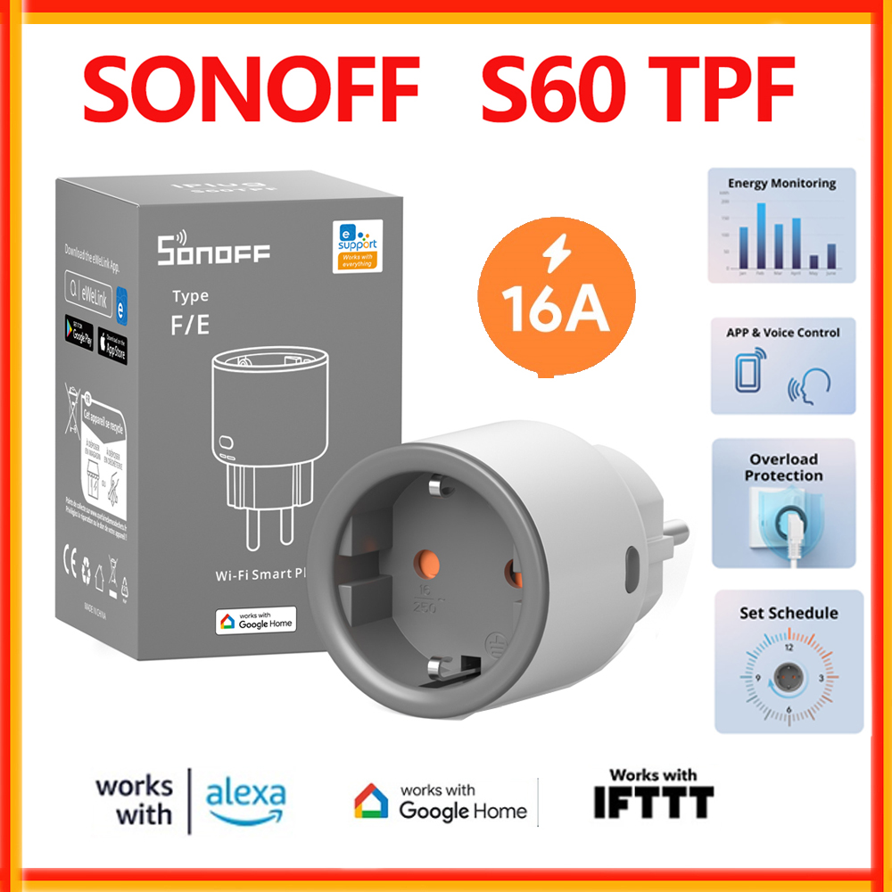 Sonoff Mini R4 - SONOFF S60 TPF الاتحاد الأوروبي واي